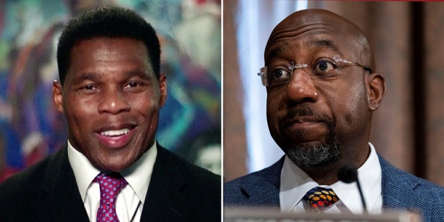 Georgia Senate candidates Herschel Walker, a Republican, and incumbent Sen. Raphael Warnock, D-Ga.