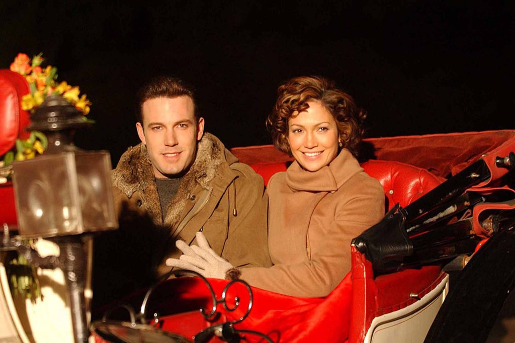 Ben Affleck and J. Lo pictured in 2002. 