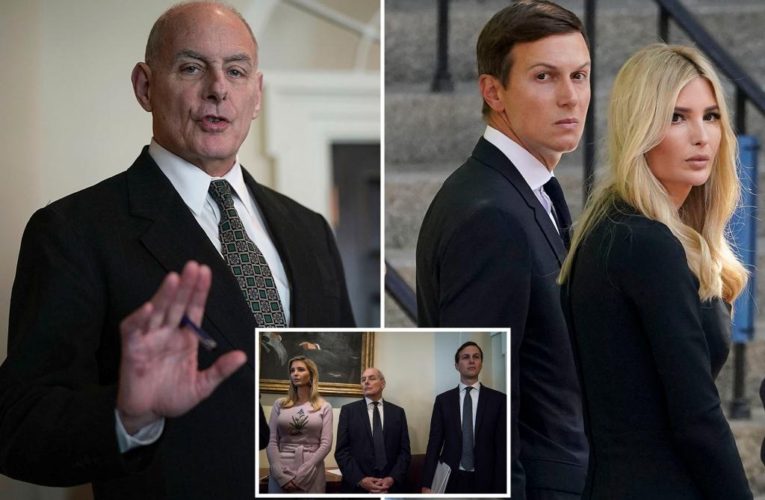 John Kelly once ‘shoved’ Ivanka Trump, Jared Kushner claims in memoir