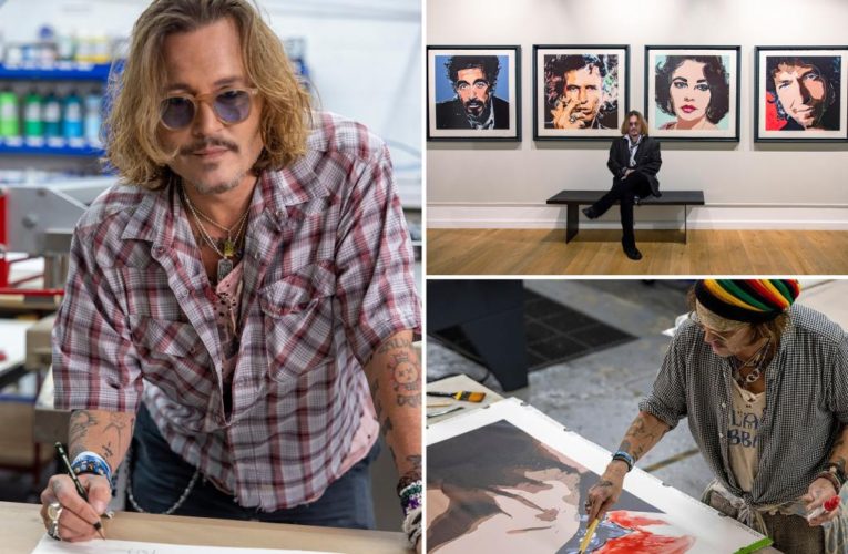 Johnny Depp’s art sells for $3.6 million in just hours