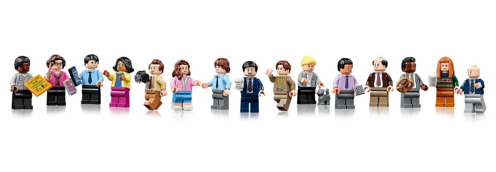 15 reoccurring characters come in the Lego set.