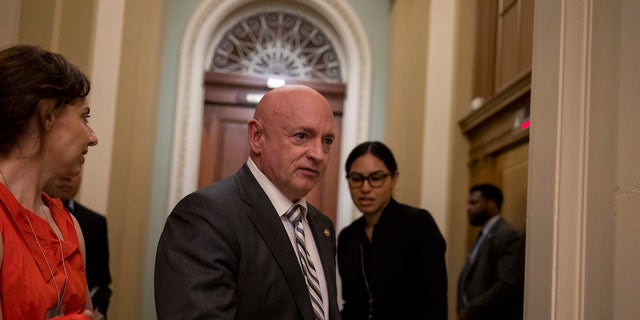 Republican's consider Arizona Sen. Mark Kelly's seat vulnerable. (Photo by Anna Moneymaker/Getty Images)