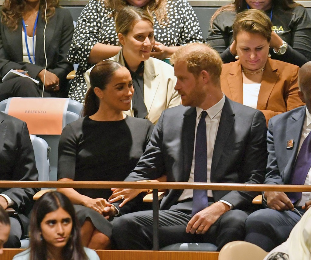 Prince Harry and Duchess Meghan at United Nations Headquarters in NYC - 7/18/22