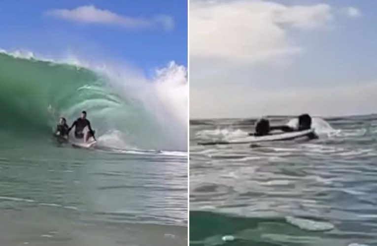 Video shows young bodyboarder get punched by veteran surfer at beach