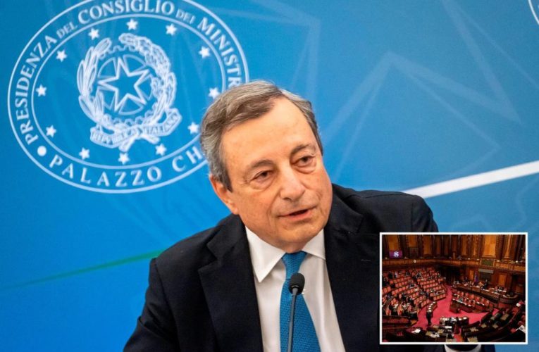 Italian Premier Draghi says he will resign after losing ally