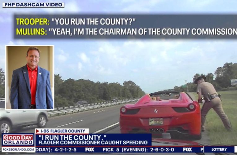 Florida county commissioner Joe Mullins dropped title to avoid speeding tickets: reports
