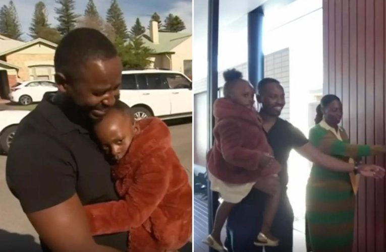 Heartwarming moment shows Australian refugee family winning $4M lottery