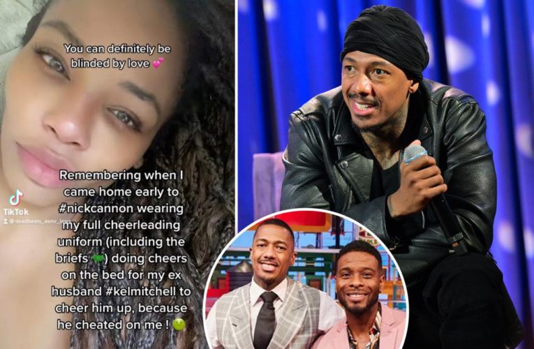 Nick Cannon danced for Kel Mitchell in cheerleading outfit