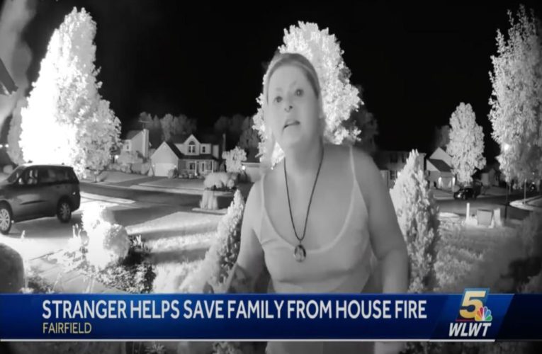 Ohio family awakened by stranger telling them their house was on fire
