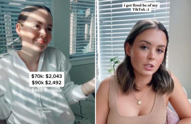 I got fired for sharing my salary on TikTok — and cried for days straight