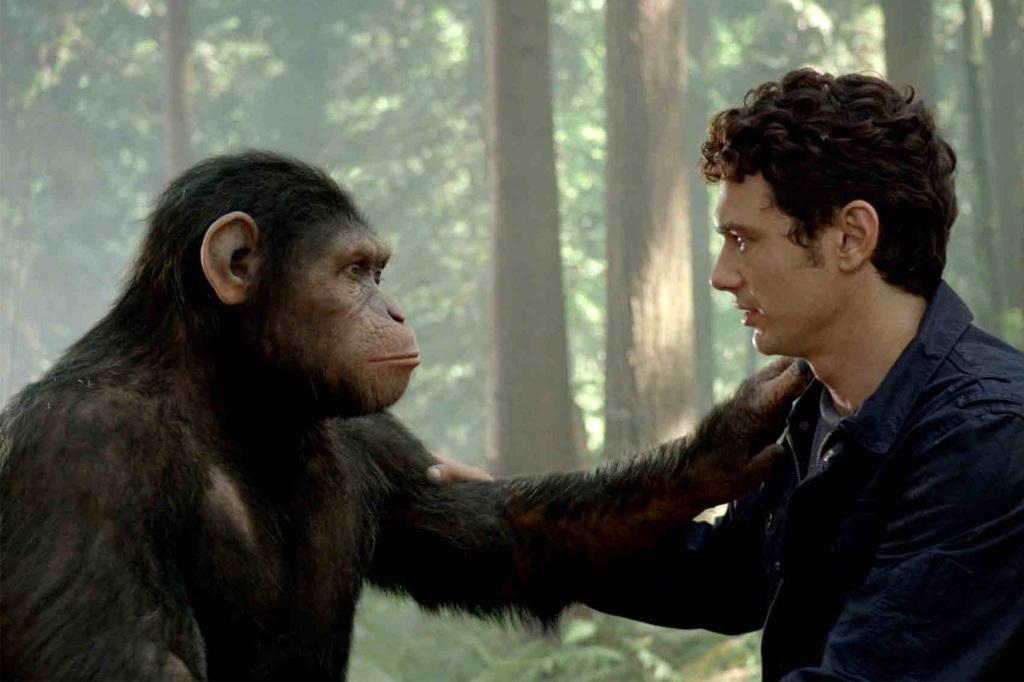 James Franco in a scene from "Rise of the Planet of the Apes."