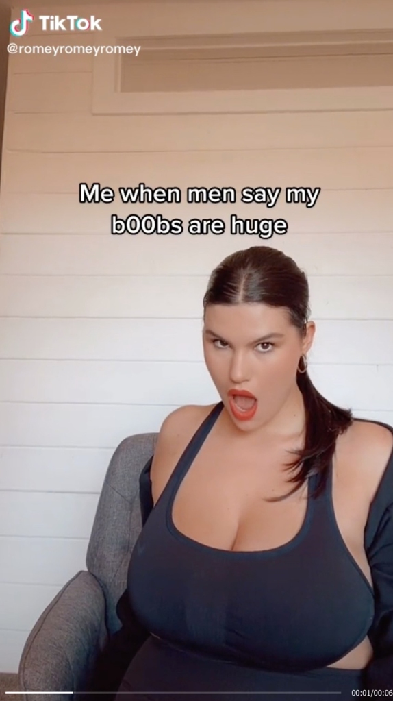 “How are you still single?,” questioned a commentator beneath one of Weller’s popular TikTok posts. In the clip — which beckoned over 31,000 hungry eyes — the plus-size beauty from Los Angeles is sporting a deep-V cut bralette, showcasing her DDD chest. 
