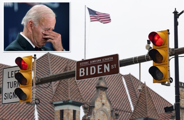 Joe Biden’s popularity takes a hit in his hometown Scranton