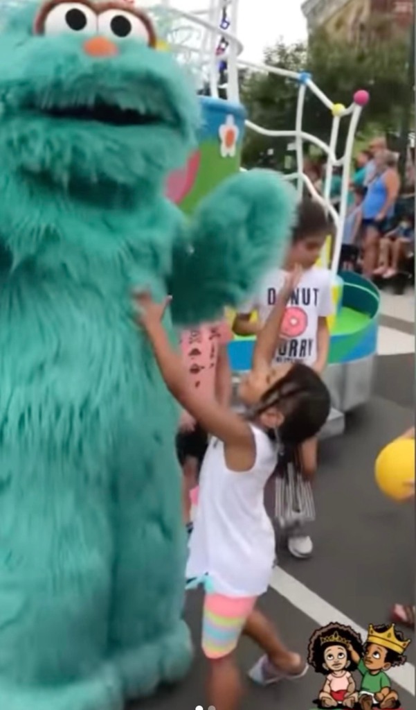 One black person sent in footage of her niece trying in vain to get a hug from the Muppet back in 2014. 