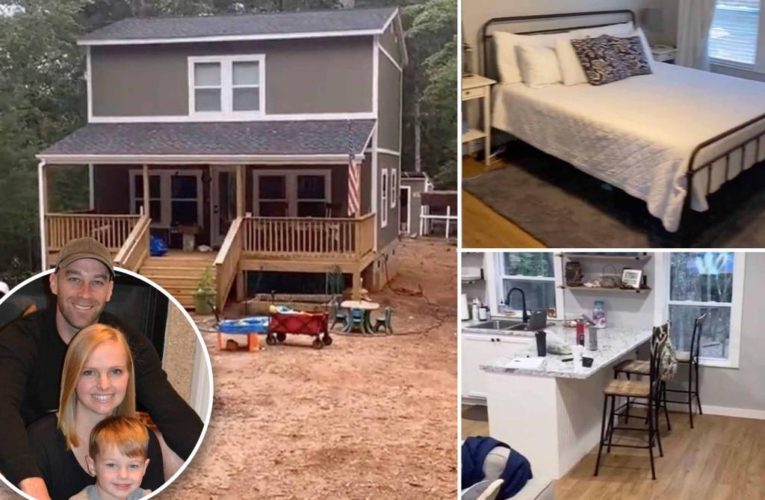This man moved into a Home Depot shed after being in debt