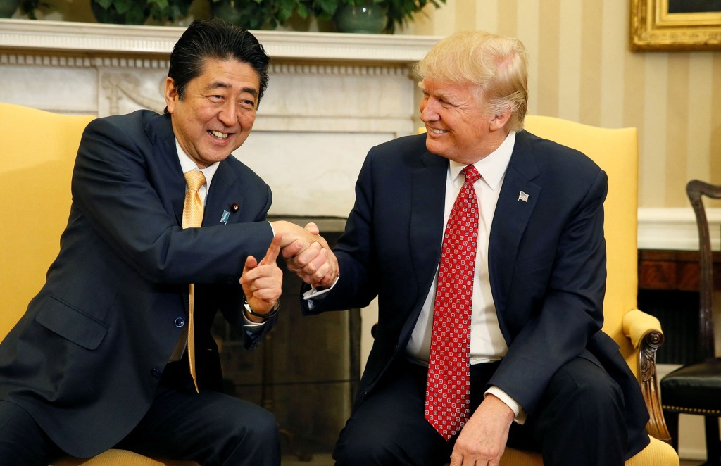 US President Donald Trump described Abe as a "truly great man and leader."