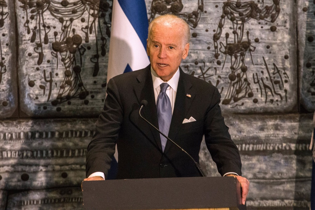 Biden, pictured above in 2016, is set to arrive the Holy Land this week in a high-stakes visit.