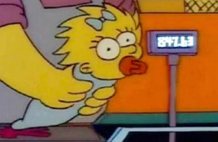 The story behind Maggie’s original price tag in ‘The Simpsons’ opening credits