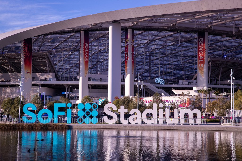 SoFi Stadium is home to the Los Angeles Rams and Chargers. 