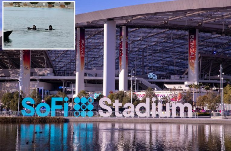 Man dies after jumping into lake at SoFi Stadium in California