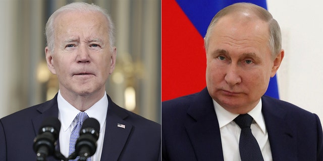 President Joe Biden and Russian President Vladimir Putin