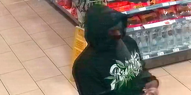 In this image from video from a 7-Eleven store in Upland, California, is a person that police are attempting to identify in connection with two people who were killed and three who were wounded in shootings at four 7-Eleven locations in Southern California, Monday, July 11, 2022.