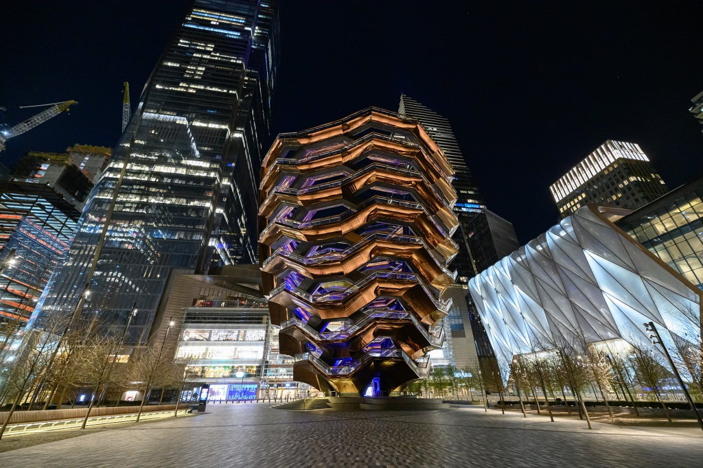 The Vessel and The Shed at the Hudson Yards