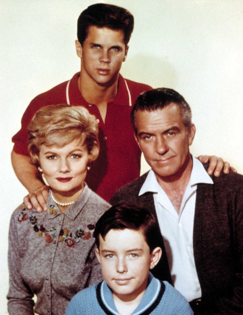 LEAVE IT TO BEAVER, (top) Tony Dow, Barbara Billingsley, Hugh Beaumo