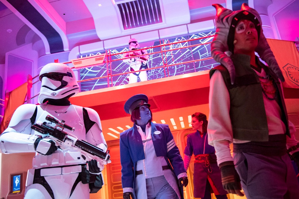 Interior of Star Wars: Galactic Starcruiser at Walt Disney World Resort