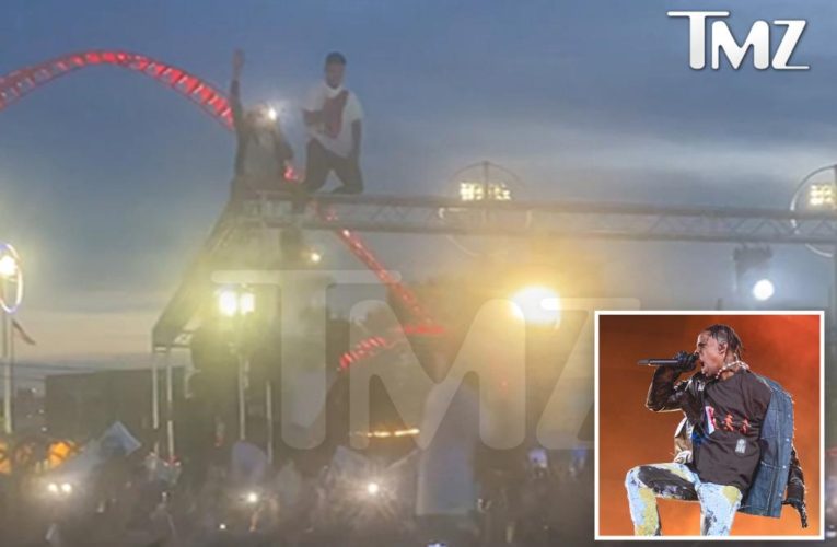 Travis Scott stops concert to help fans after Astroworld tragedy