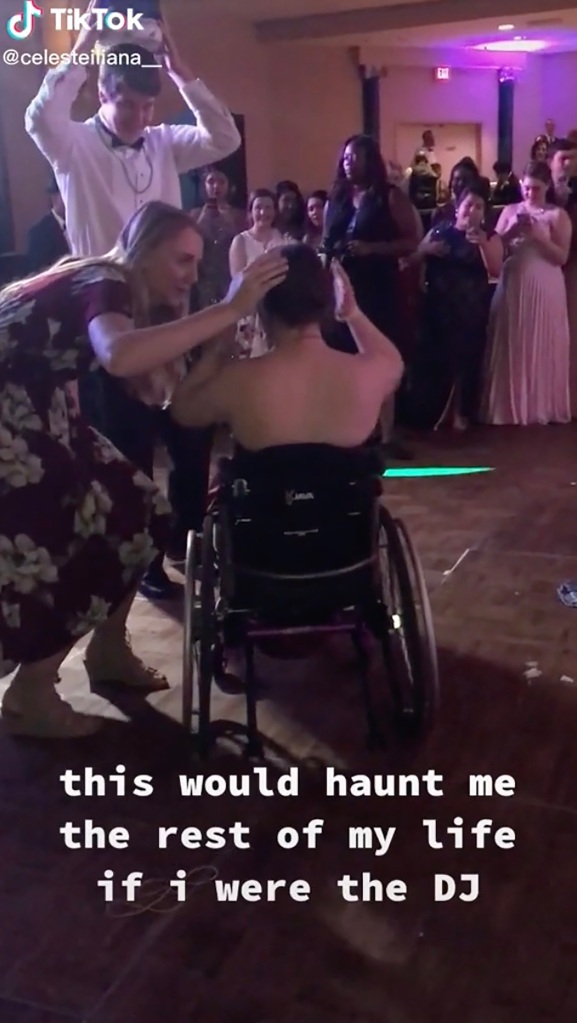 Prom queen in wheelchair TikTok