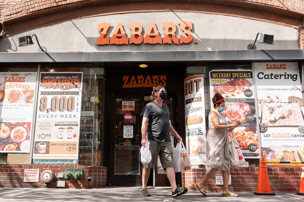 Zabar's has been getting bread without any extreme inflation, according to the store's general manager.