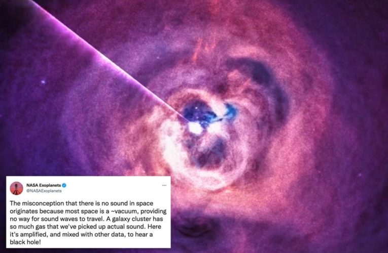NASA reveals creepy sound of a black hole 200M light-years away
