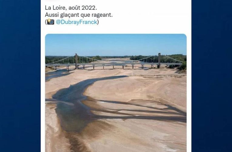 This viral photo of the dry Loire riverbed is missing some context