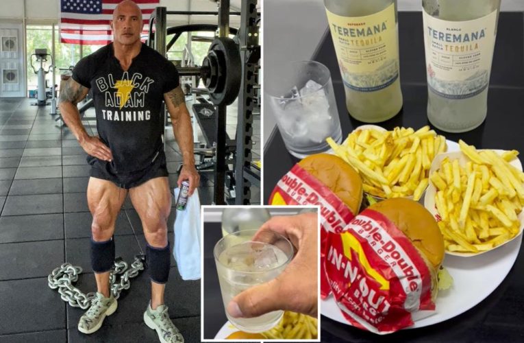 Dwayne Johnson tries In & Out for the first time as his cheat meal