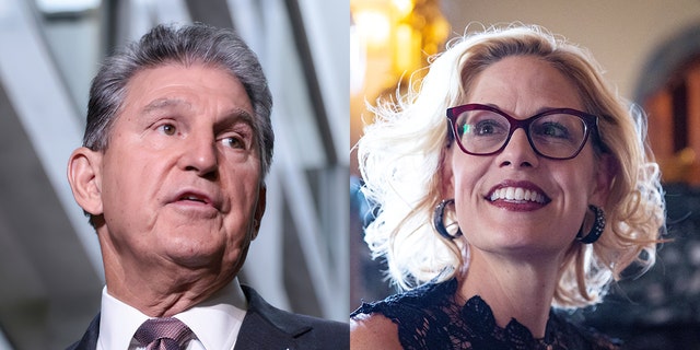 Democrat Senators Joe Manchin, D-W.Va., and Kyrsten Sinema, D-Ariz.