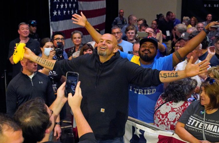 John Fetterman back on PA Senate campaign trail to battle Dr. Oz