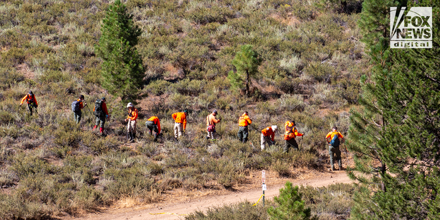 Search party looking for Kiely Rodni who disappeared at a party near Lake Tahoe, California. 