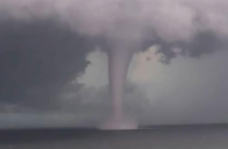 Florida swirling waterspout spotted in Destin