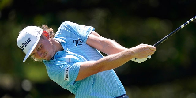 Cameron Smith of Australia hits off the sixth tee during the third round of the St. Jude Championship on Aug. 13, 2022, in Memphis, Tennessee.