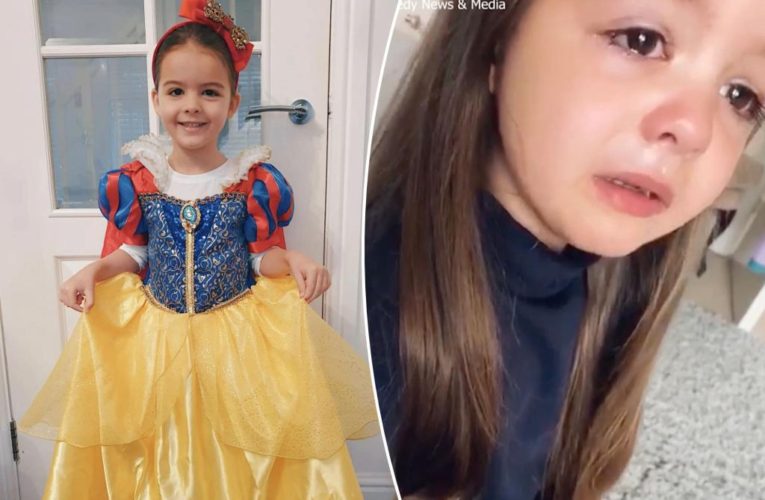 Little girl sobs after learning she won’t be a princess