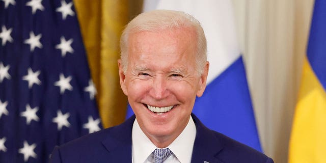 WASHINGTON, DC - AUGUST 9: U.S. President Joe Biden speaks before signing the agreement for Finland and Sweden to be included in the North Atlantic Treaty Organization (NATO) in the East Room of the White House on August 9, 2022 in Washington, DC.