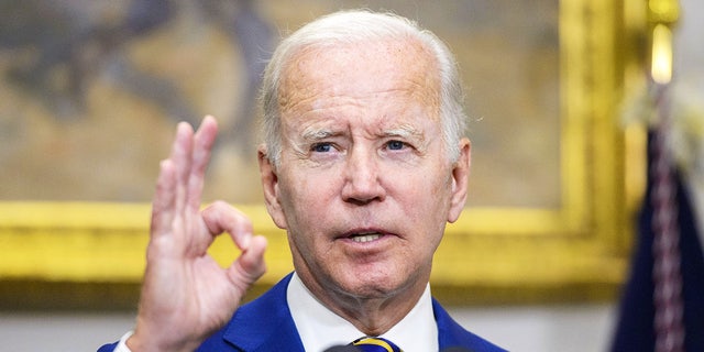 President Joe Biden speaks during a news conference in the Roosevelt Room of the White House in Washington, D.C. on Wednesday, Aug. 24, 2022. 