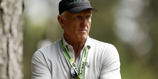 LIV Golf chief Greg Norman during the LIV Golf Invitational Series at the Centurion Club, Hertfordshire, June 10, 2022.