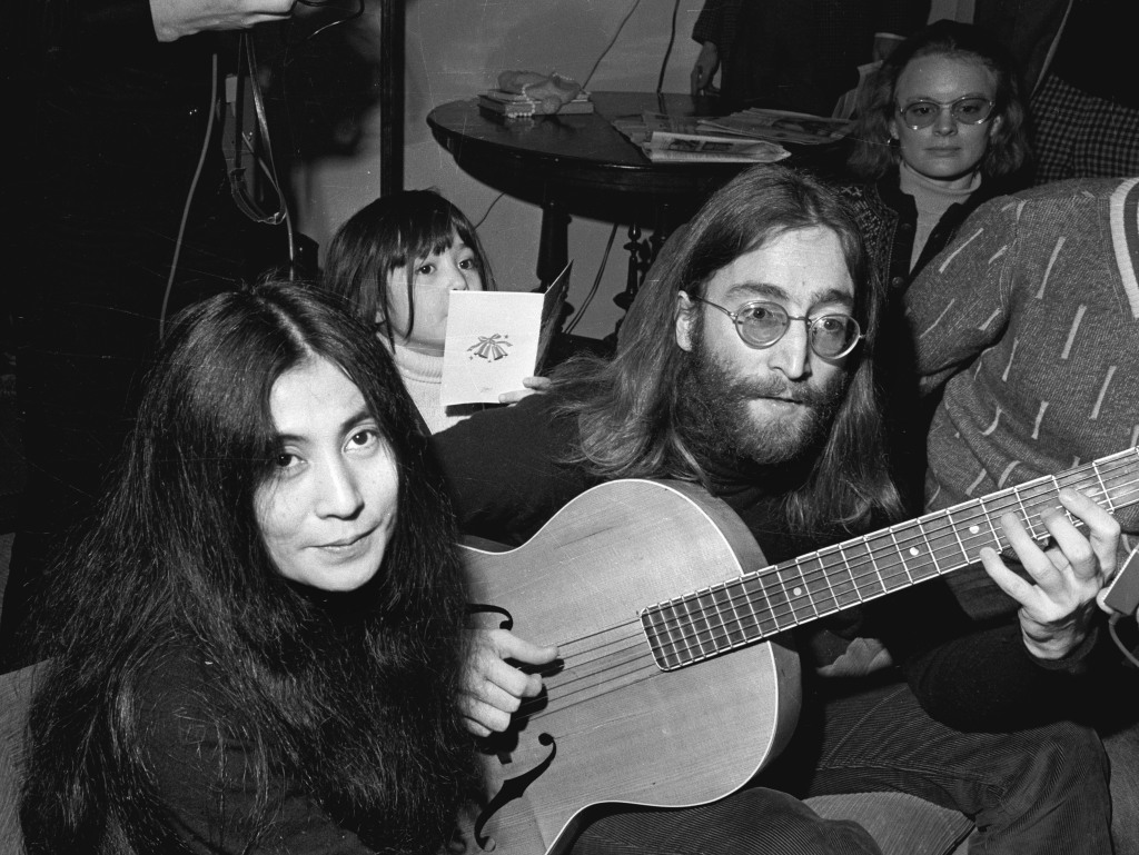 Lennon and wife Yoko Ono are pictured in 1970, a year prior to the writing of Lennon's letter.