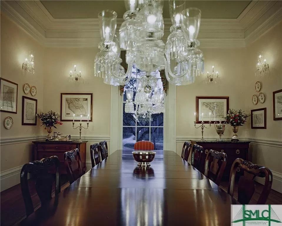 The formal dining room.