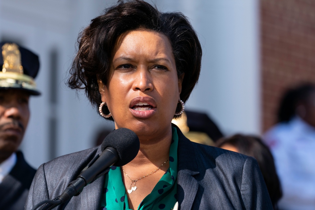 Washington Mayor Muriel Bowser speaks during a news conference March 15, 2022, in Washington. 