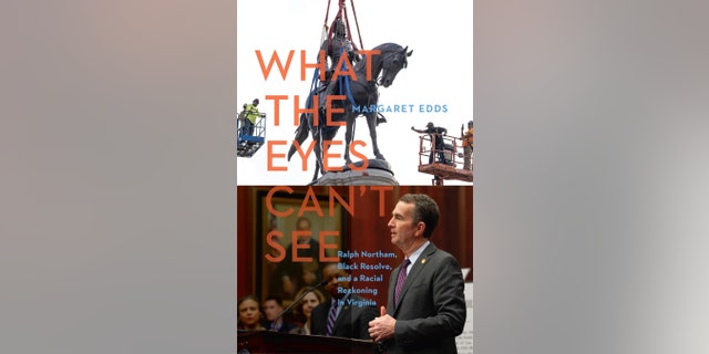 The cover of "What The Eyes Can't See," a book about former Virginia Gov. Ralph Northam, by author Margaret Edds, a retired journalist. An investigative effort to uncover the origins of a racist photo on Northam’s medical school yearbook page has ended inconclusively.