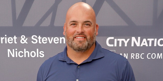 Andrew Whitworth attends the Cedars-Sinai Board of Governors 50th Anniversary Celebration at SoFi Stadium on Aug. 7, 2022, in Inglewood, California.