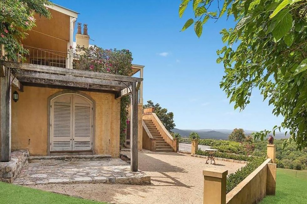 The Australian farm is built as an Italian-style property.